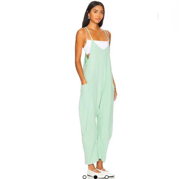 Free People Pants - Free People Movement | Hot Shot Onesie | Mint Green | Size Small
